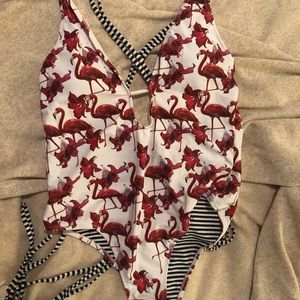 Flamingo bathing suit
